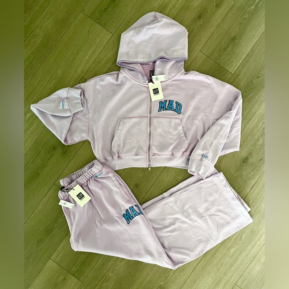 NWT Gap x Madhappy Collab Light Purple Hoodie Lounge Pant Set Size XL